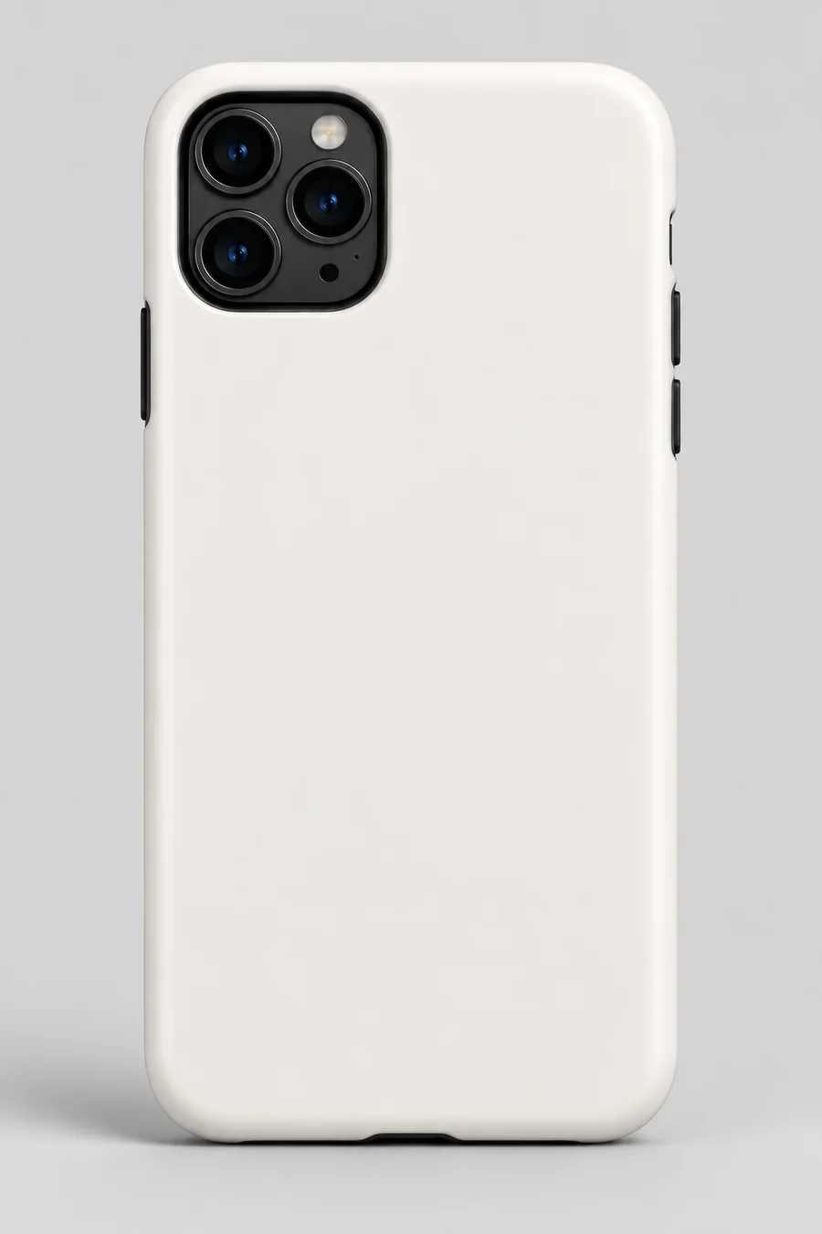 Concept blank phone case matching the shape of the finished sample